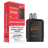 Level X Flavour Beast Boost Pod - Loco Cocoa Latte available on Canada online vape shop
